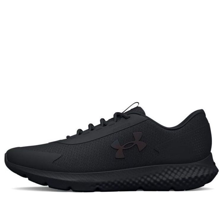(WMNS) Under Armour Charged Rogue 3 Storm 'Triple Black' 3025524-001