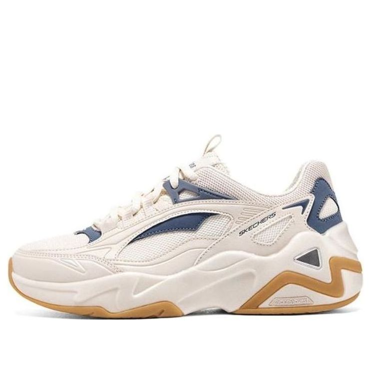 (WMNS) Skechers D'LITES Hyper Burst 'White Washed Blue' 149984-NTBL