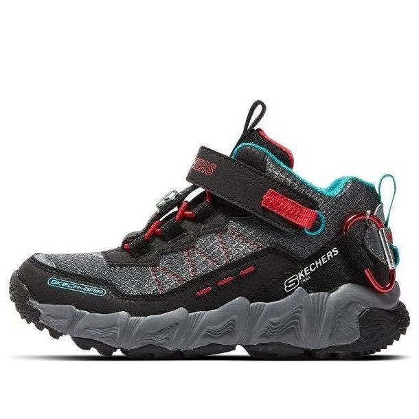 (GS) Skechers Velocitrek Trainers 'Grey Black Red' 406424LC-BKRD