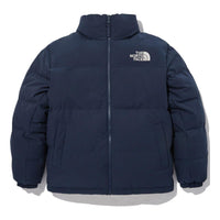 THE NORTH FACE Logo Winter Puffer Jacket 'Navy' NJ1DN77B