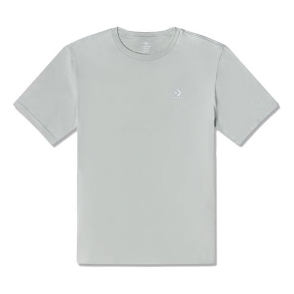 Converse Go-To Embroidered Star Chevron Standard-Fit T-Shirt 'Grey' 10023876-A18