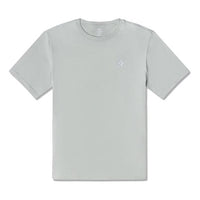 Converse Go-To Embroidered Star Chevron Standard-Fit T-Shirt 'Grey' 10023876-A18