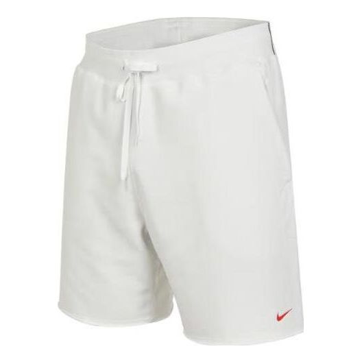 Nike Dri-FIT Fleece Gym Shorts 'White' DX0893-121