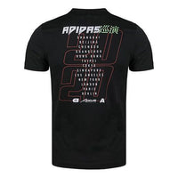 adidas M Gfx T Illu 2 Athleisure Casual Sports Printing Round Neck Short Sleeve Black FT2815