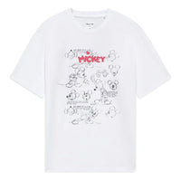 Li-Ning x Disney Mickey Mouse Graphic T-shirt 'White' AHSS947-3