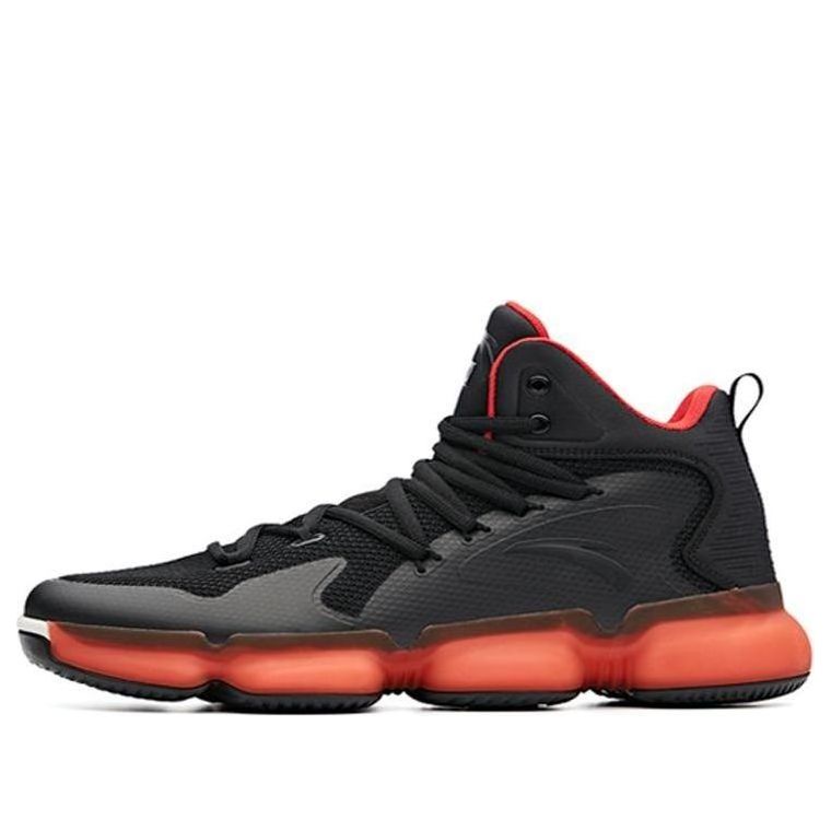 ANTA x NASA SEEED 60th Anniversary Basketball Shoes 'Black Red' 91831191-5
