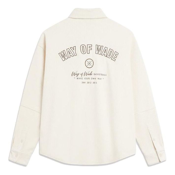 Li-Ning x Way of Wade Lifestyle Shirt 'White' AFDT689-5