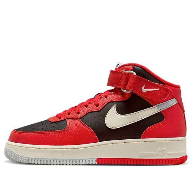 Nike Air Force 1 Mid LV8 'Split Black Red' DZ2554-001