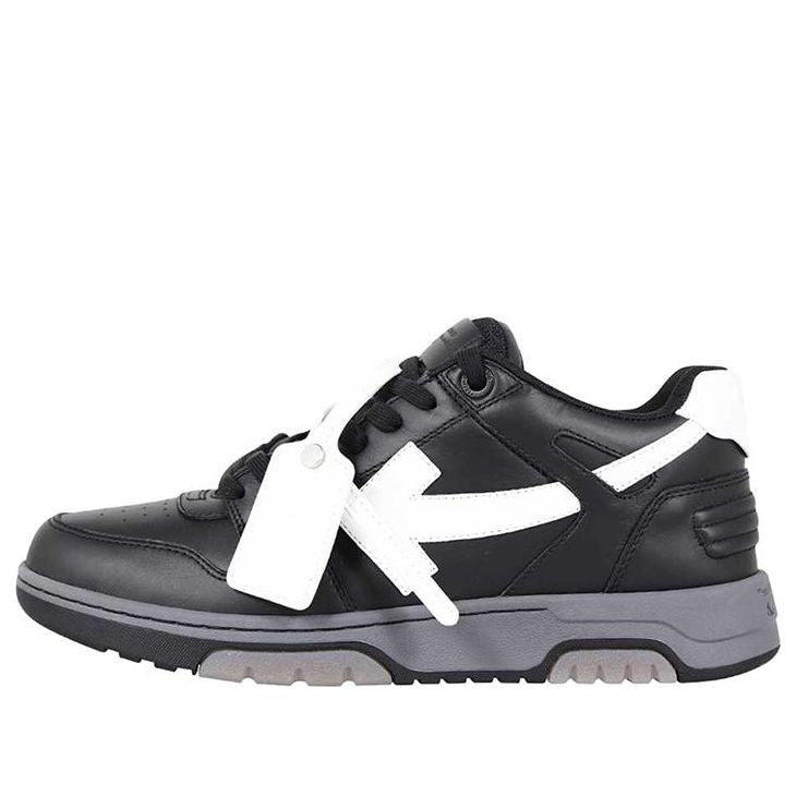Off-White Out Of Office Low-Top Sneaker 'Black Grey White' OMIA189F21LEA0011001