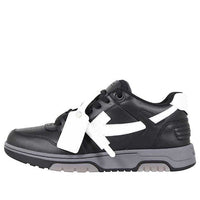 Off-White Out Of Office Low-Top Sneaker 'Black Grey White' OMIA189F21LEA0011001