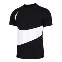 Nike Sportswear Swoosh Large Short Sleeve Black CW4305-010