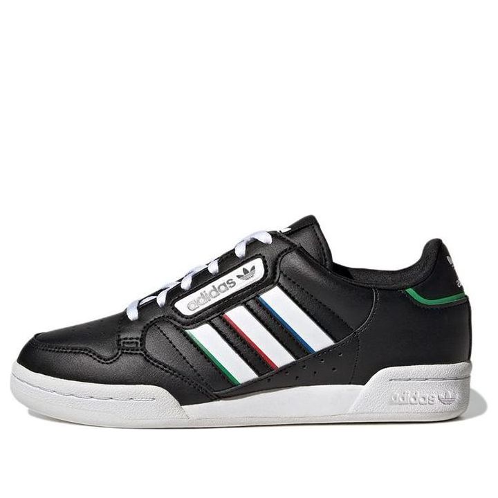 (GS) adidas Continental 80 Stripes Shoes 'Black White' GW6643