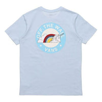 (WMNS) Vans Printing Short Sleeve Light Blue VN0A54IMUUU