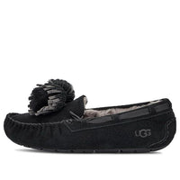 (WMNS) UGG Dakota Bow Pom 'Black' 1124031-BLK