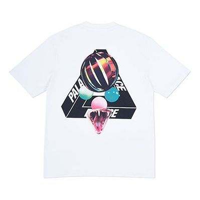 PALACE Sans Ferg T-Shirt White Glasses Back Logo Short Sleeve Unisex PAL-SS18-052