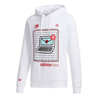 adidas neo M VLDAY HDY Sports Pullover White GE4292