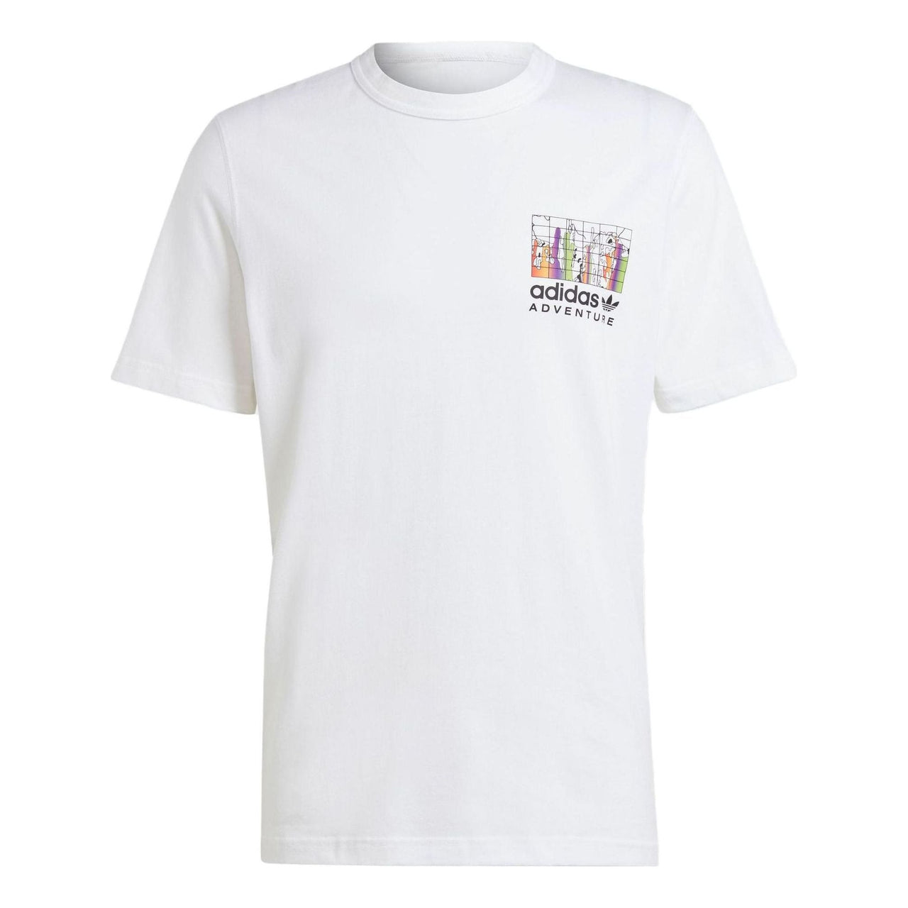 adidas Adventure Graphic T-Shirts 'White' IJ0701