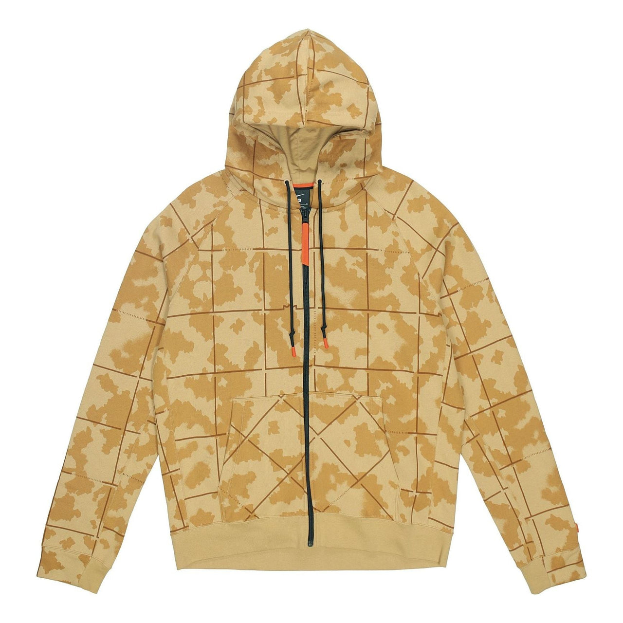 Nike AS Lebron Men's NK Hoodie FZ AOP Club GOLD AT3914-723
