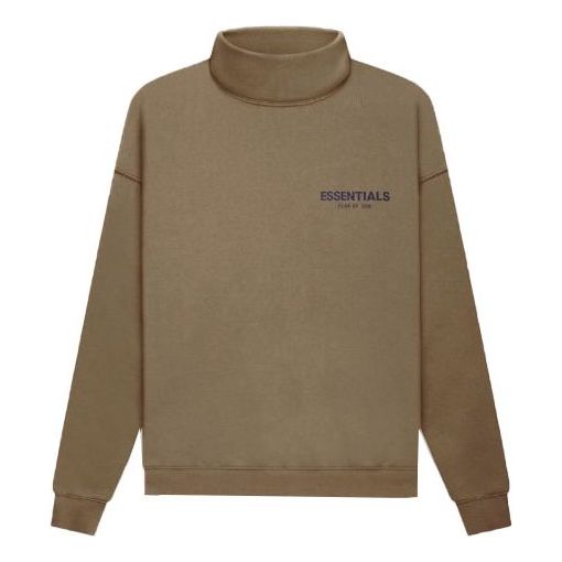 Fear of God Essentials FW21 Pullover Mock Neck Sweatshirt 'Harvest' FOG-FW21-011