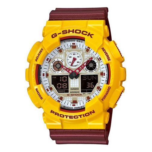 CASIO G-Shock Analog-Digital 'Yellow' GA-100CS-9A