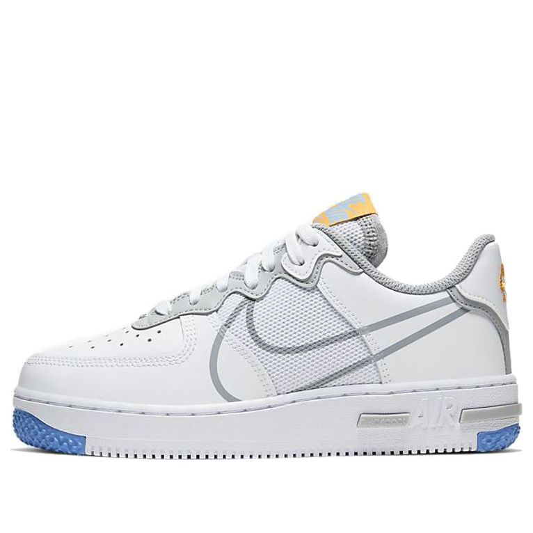 (GS) Nike Air Force 1 React SU 'White Light Smoke Grey' CT5117-102