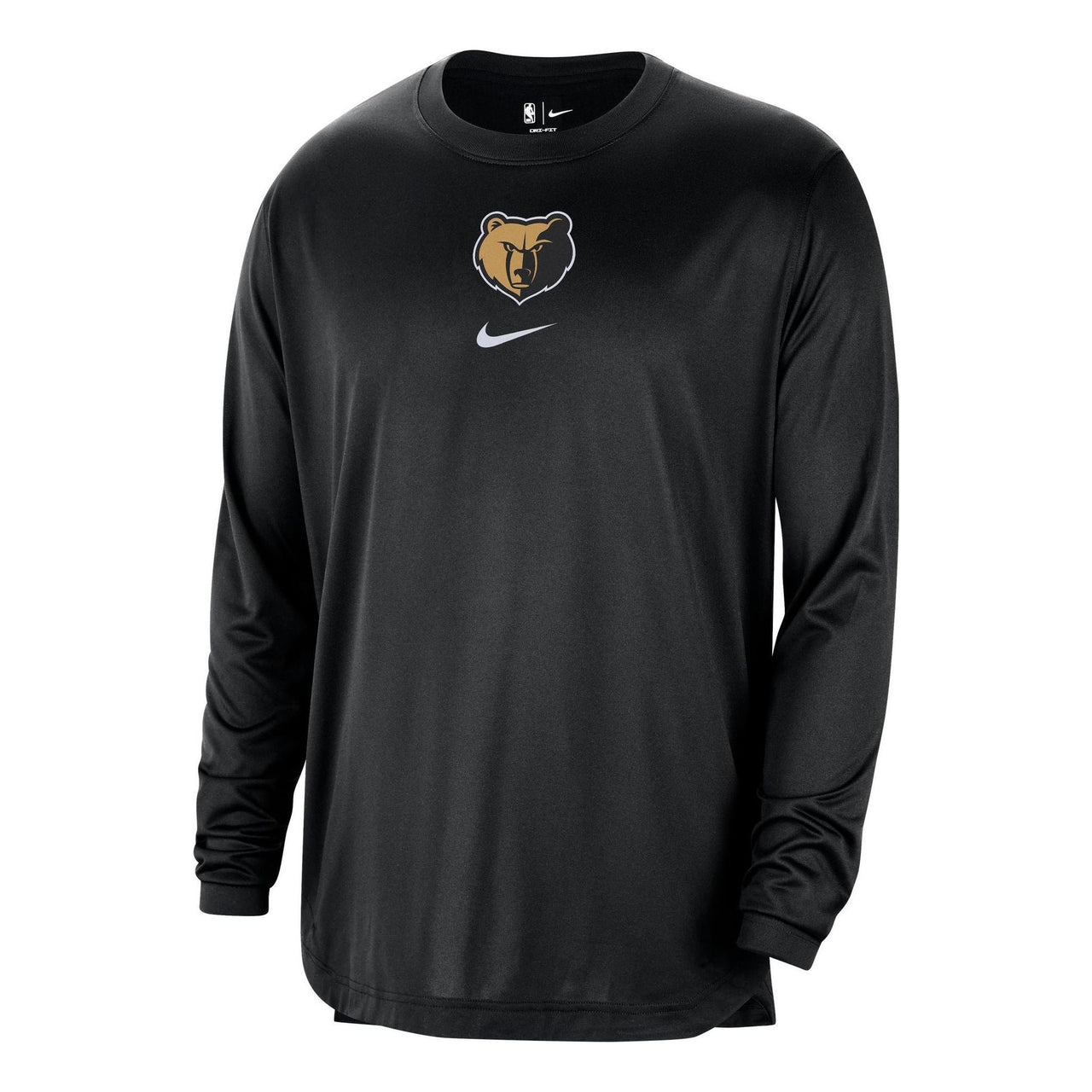 Nike x NBA Dri-Fit Memphis Grizzlies City Edition Long Sleeve 'Black' FB3599-010