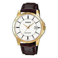 CASIO Quartz Limited Edition Waterproof White Dial Mens White Analog MTP-V004GL-7A