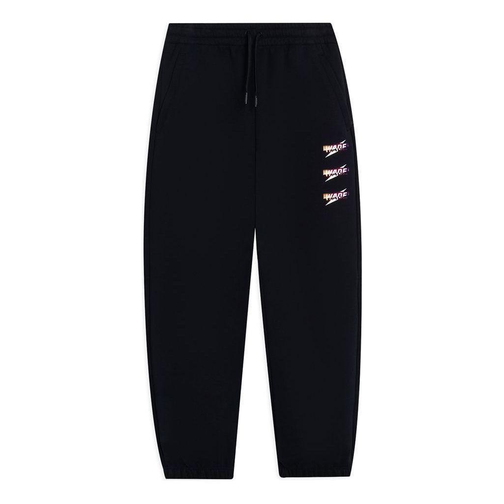 Li-Ning Way Of Wade Logo Sweatpants 'Black' AKLT145-1