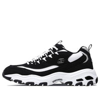 Skechers D'Lites 1.0 'Black White' 666063-BKW