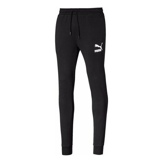 PUMA Regular Track Sweatpants 'Black White' 595894-01