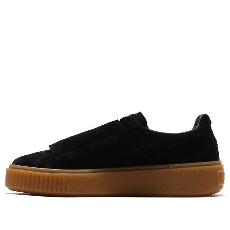 (WMNS) PUMA Platform Strap 'Black Brown' 365224-03