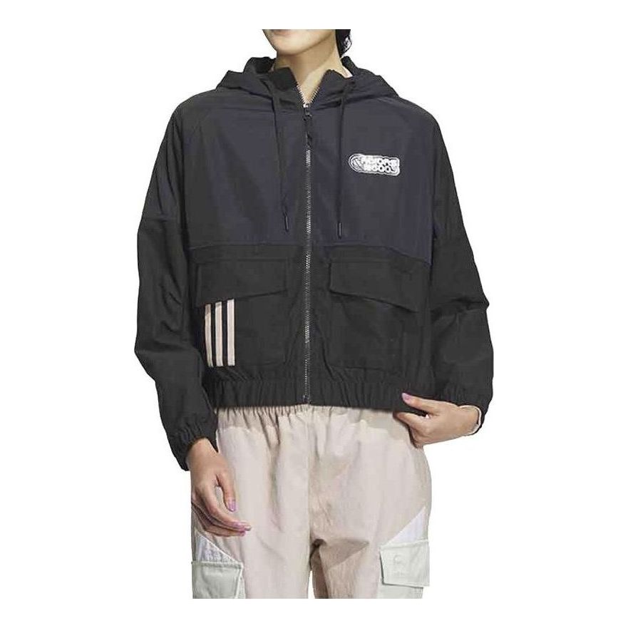 (WMNS) adidas Neo Basketball Jacket 6 'Black' IK3432