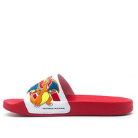 Pokmon x adidas neo Adilette Shower Red Shoe Unisex 'Red White' FW0073