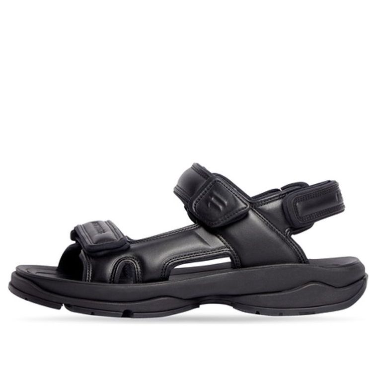 (WMNS) Balenciaga Tourist Sandals 'Black' 738612W2CDA1000