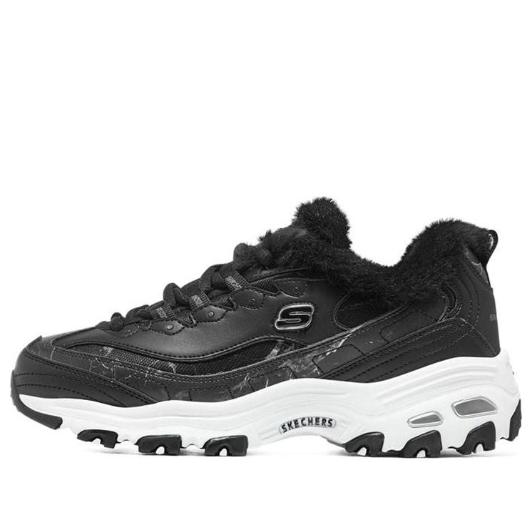 (WMNS) Skechers D'lites 1.0 'Black' 896048-BLK