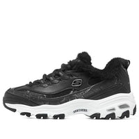 (WMNS) Skechers D'lites 1.0 'Black' 896048-BLK
