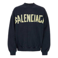 Balenciaga Tape Type Crewneck Sweatshirt 'Blue' 744701TOVB14140