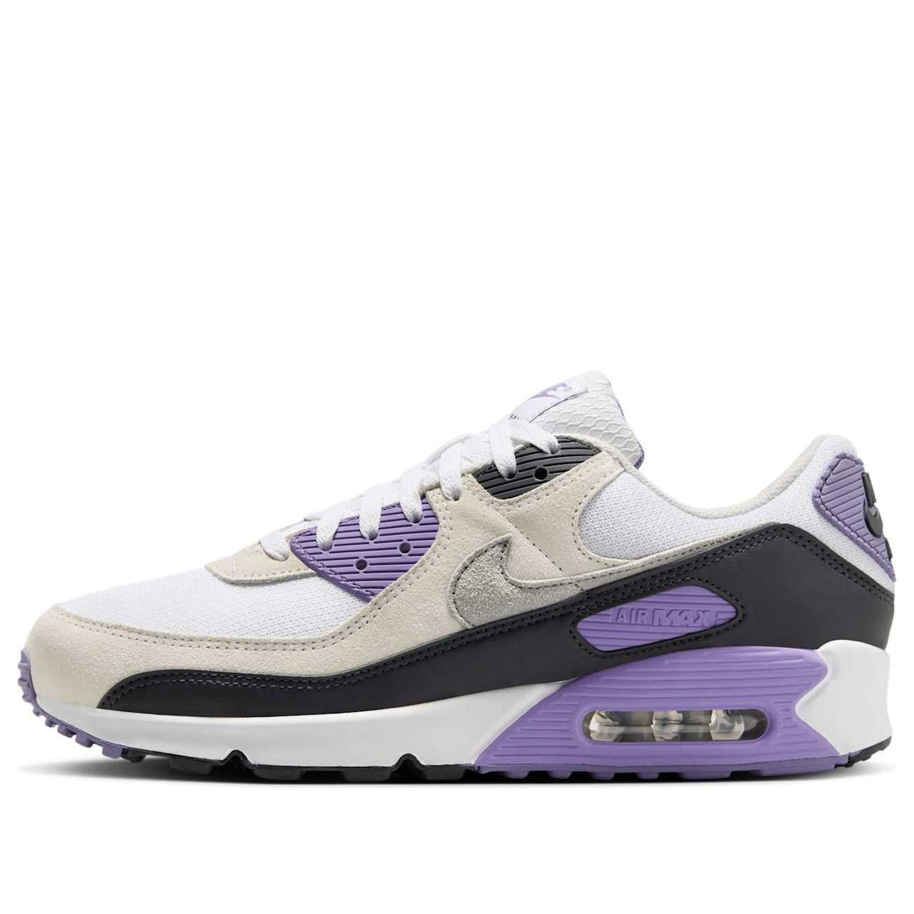 Nike Air Max 90 'White Dusty Amethyst Photon Dust Light Smoke Grey' DM0029-114