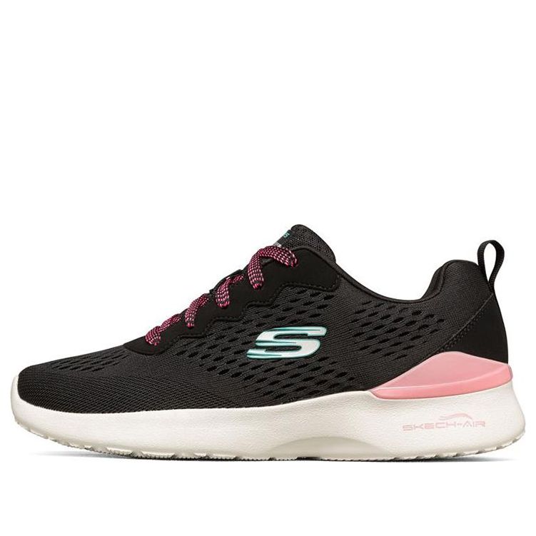 (WMNS) Skechers Skech-Air Dynamight Low Black/Pink 149349-BKPK