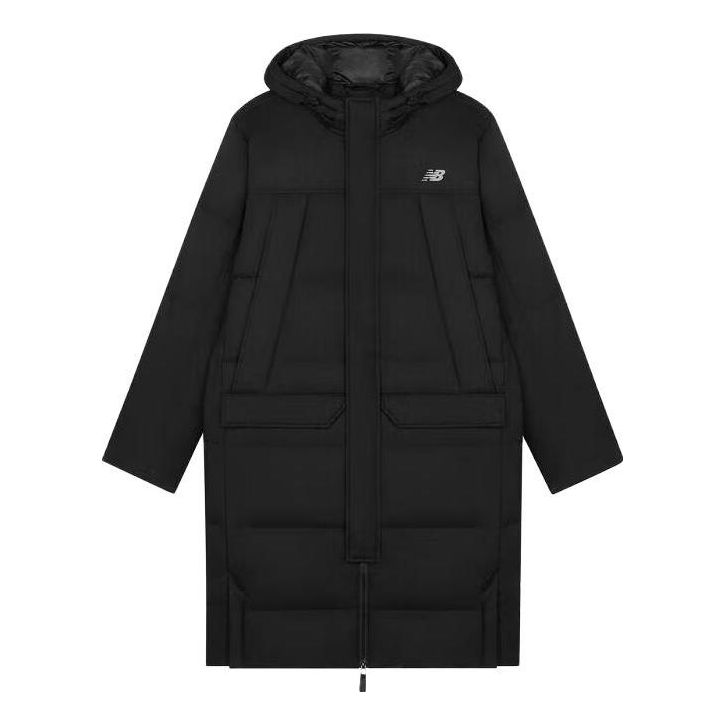 New Balance Winter Long Down Jacket 'Black' AMJ33338-BK
