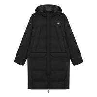 New Balance Winter Long Down Jacket 'Black' AMJ33338-BK