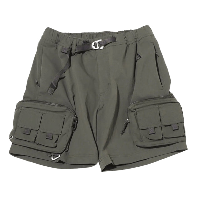 Men's Nike ACG Solid Color Waist Cargo Shorts Us Edition Military Green DH8347-355