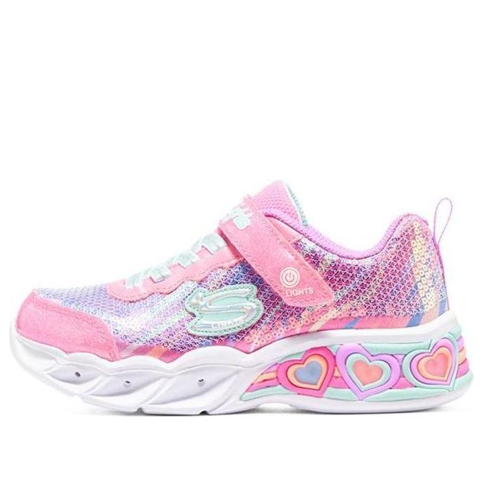 (PS) Skechers Sweetheart Lights 'Pink Multi' 302313L-PKMT
