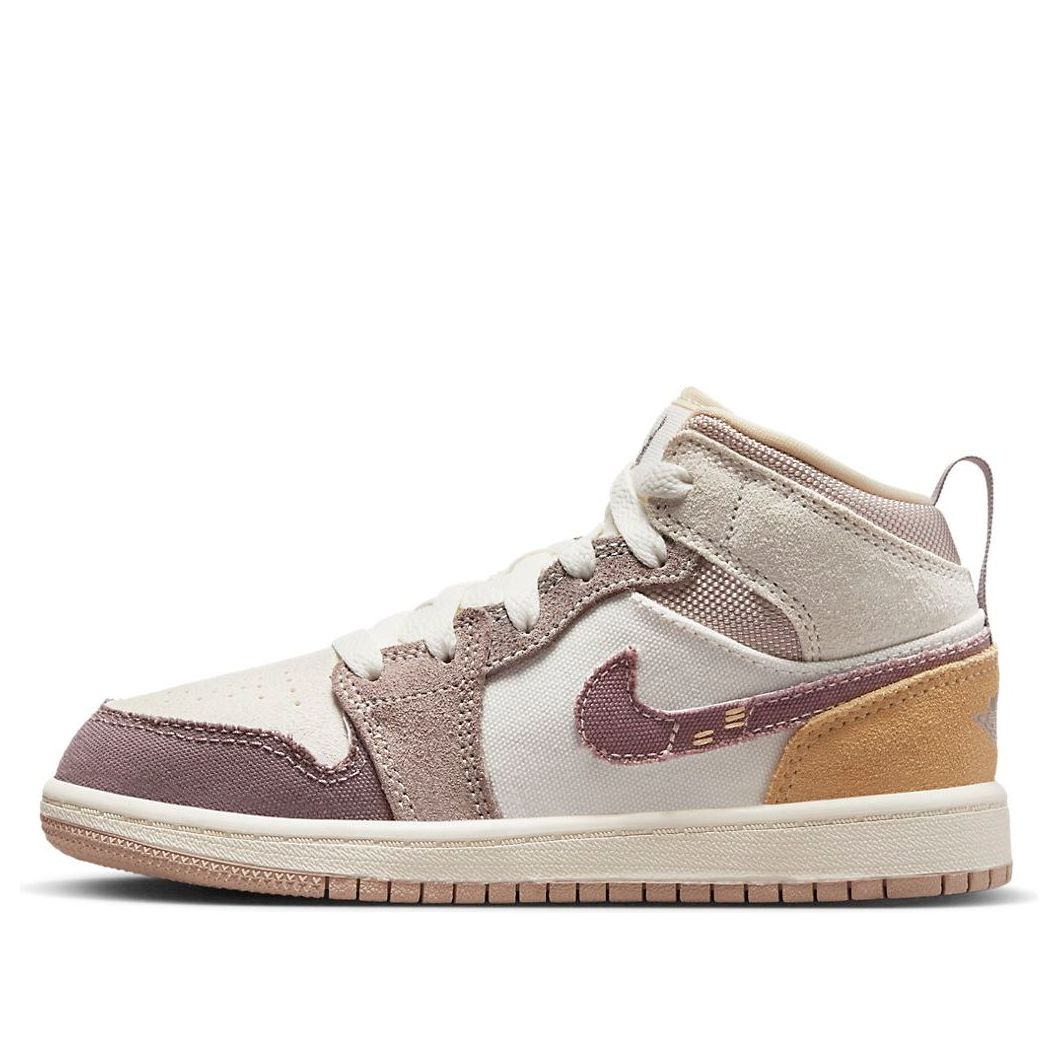 (PS) Air Jordan 1 Mid SE Craft 'Inside Out - Taupe Haze' DZ4468-102