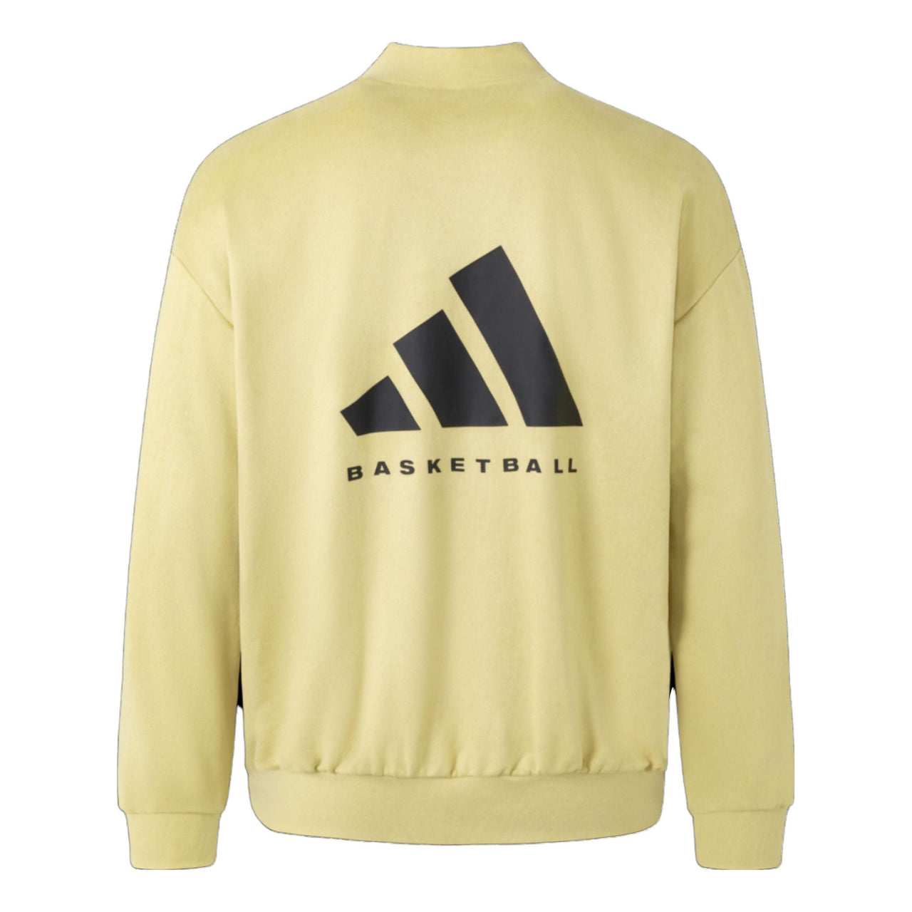 adidas Basketball Sueded Crew Sweatshirt 'Yellow' IN7697