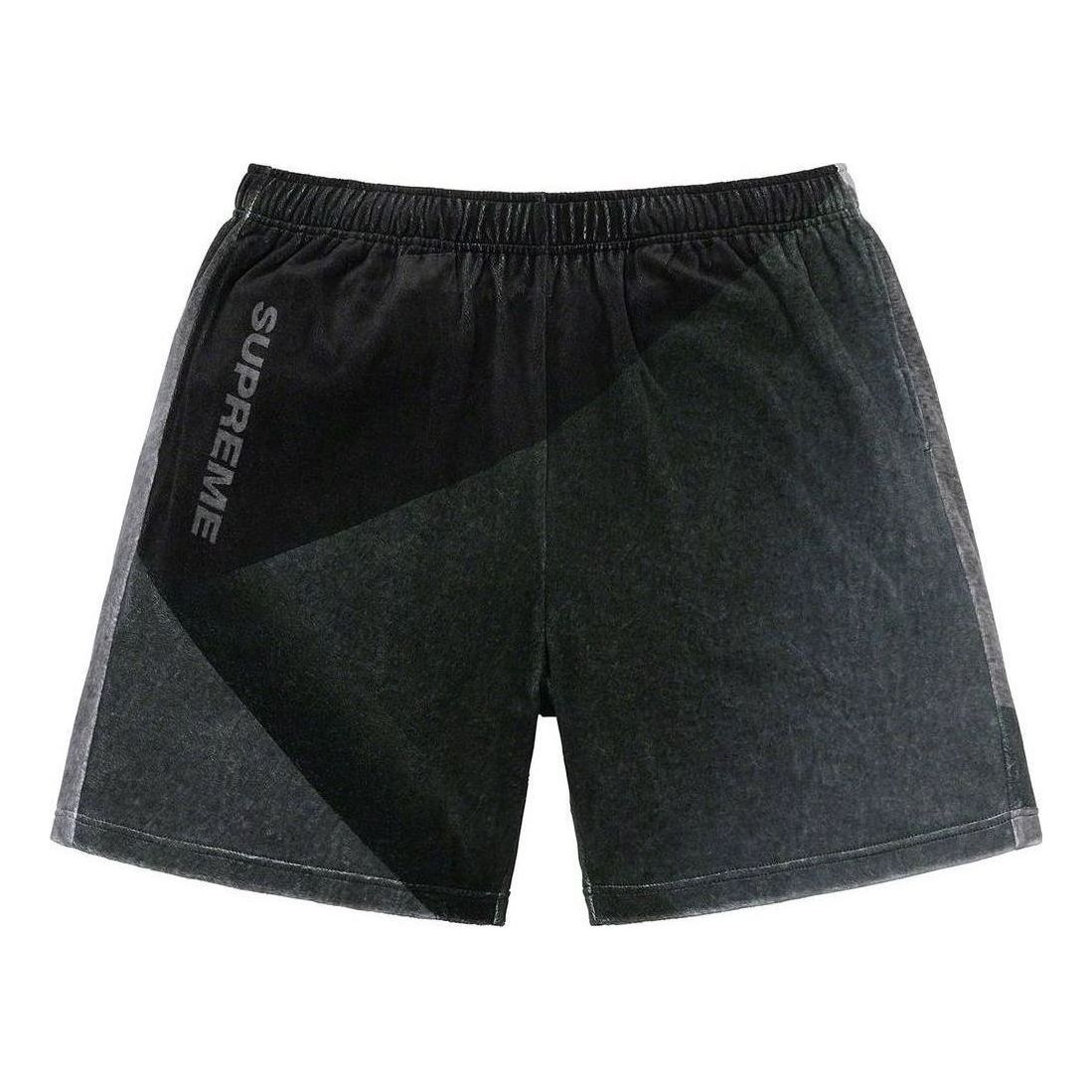 Supreme Geo Velour Shorts 'Black' SUP-SS23-144
