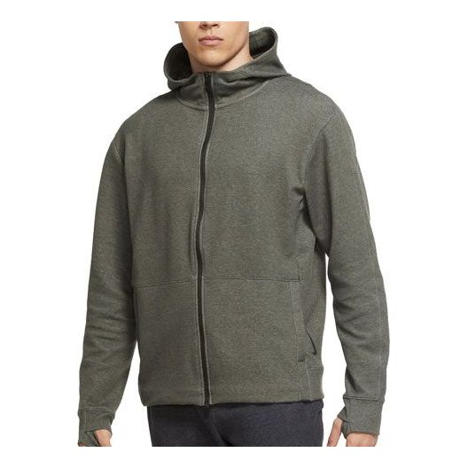 Nike YOGA Full-length zipper Cardigan Gray CU6261-355