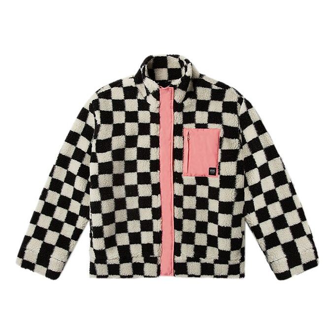 (WMNS) Vans Embers Checkerboard Jacket 'Black White' VN0A53LO705