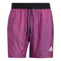 adidas Primeblue Short Contrasting Colors Training Sports Shorts Metallic Red GM0477