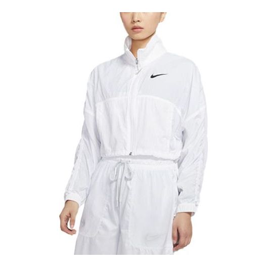 (WMNS) Nike Sportswear Swoosh Jacket White CJ3774-100
